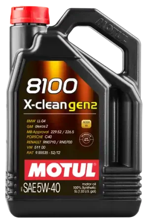 Price Cut Motul 5L Synthetic Engine Oil 8100 X-CLEAN Gen 2 5W40