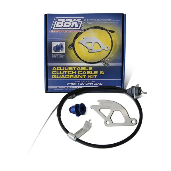 BBK 79-95 Mustang Adjustable Clutch Quadrant Cable And Firewall Adjuster Kit Low Price