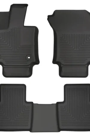 Husky Liners 2019 Toyota RAV4 Weatherbeater Black Front & 2nd Seat Floor Liners One Day Deal