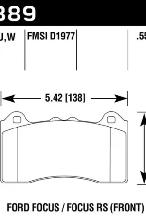 Hawk 2017 Ford Focus PC Front Brake Pads Bargain