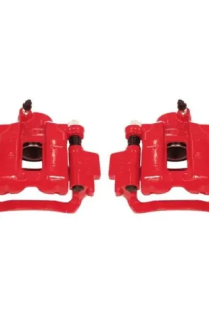 Power Stop 10-18 Lexus GX460 Rear Red Calipers w/Brackets - Pair Original