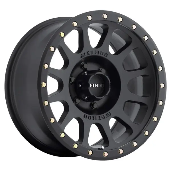 Editor’s Pick Method MR305 NV 18x9 -12mm Offset 6x5.5 108mm CB Matte Black Wheel