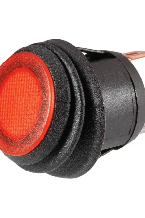 Narva 62039BL Off\\/On Rocker Switch With Waterproof Neoprene Boot And Red Led New Release