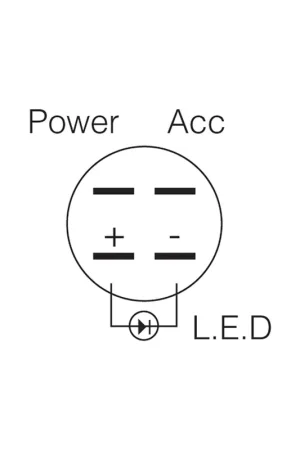 Narva 60094BL Off\\/On Push\\/Push Switch With Waterproof Neoprene Boot And Red Led High Quality