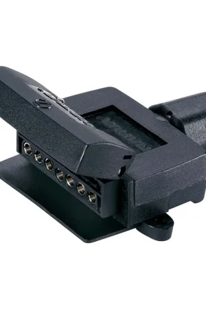 Narva 82074BL 12 Pin Flat Trailer Socket with Reed Switch for use with Normally Open Circuits Premium