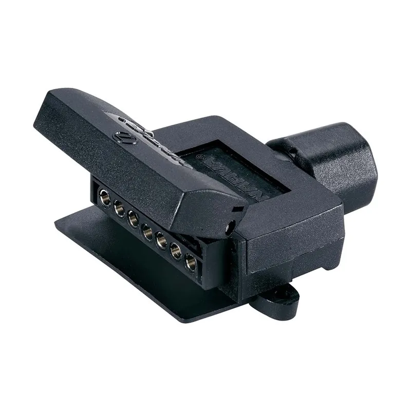 Narva 82074BL 12 Pin Flat Trailer Socket with Reed Switch for use with Normally Open Circuits Premium