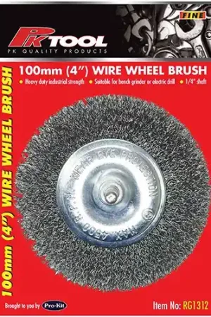 PKTool 100mm Fine Wire Wheel Brush - RG1312 (Pickup Only) Mega Sale