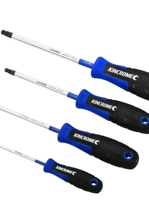 Kincrome 4 Piece TorqueMaster Ball-Hex Screwdriver Set - K5588 Affordable