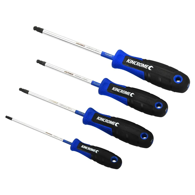 Kincrome 4 Piece TorqueMaster Ball-Hex Screwdriver Set - K5588 Affordable