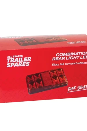 Brand New ASTSS 12\\/24V LED Rectangle Combination Trailer Lamp Combo (Pair) - R4122LEDSTR