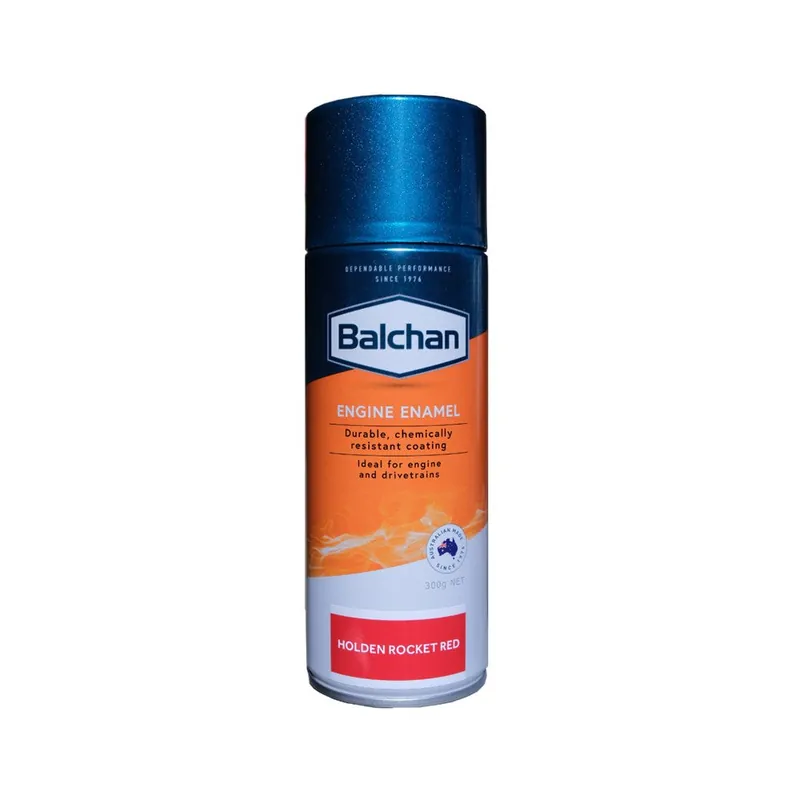 Today Only Balchan Engine Enamel Paint with Ceramic - Holden Inspired Rocket Red - BAL102022