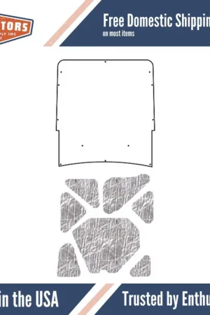 Hood Insulation Pad Heat Shield for 1967 Pontiac F-Body Markdown