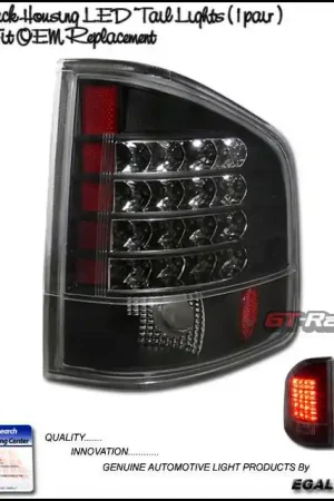 Flash Sale Black Altezza LED Taillights