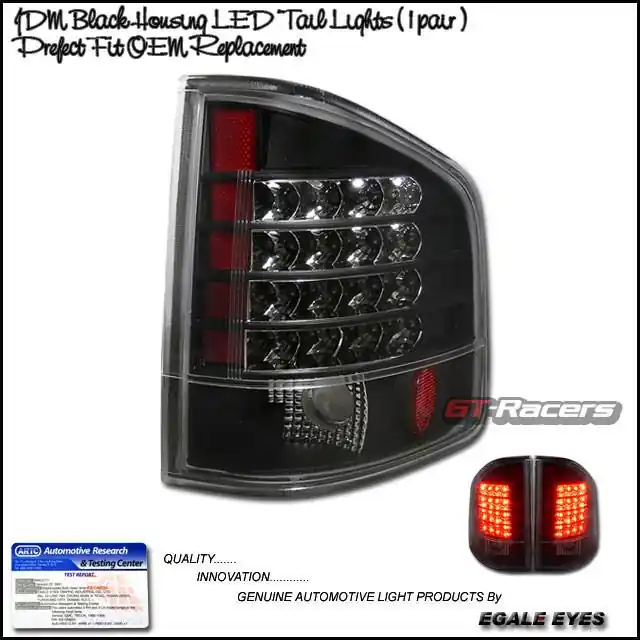 Flash Sale Black Altezza LED Taillights