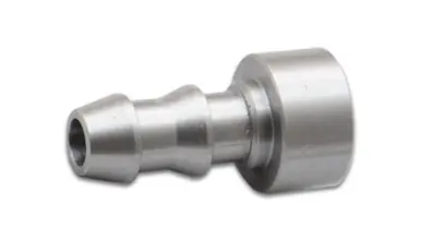 Vibrant 1/4in ID Hose Barbed Weld Bung - Mild Steel - 11280 Professional Grade