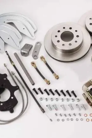 One Day Deal SSBC Disc Brake Conversion Kit for GM 10 & 12 Bolt Rear Ends with Non-Staggered Shocks & C-Clip or Non C-Clip Axles - Rear - A125-3