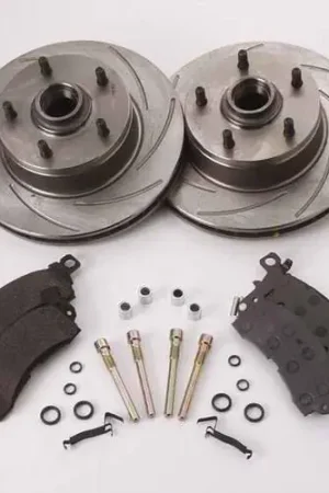 SSBC Turbo Slotted Rotors & Pads - Front - A2351000 Free Shipping