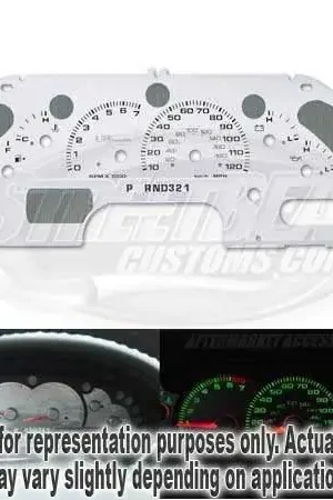 US Speedo Stainless Steel Gauge Face Message Center with Tan Dash - XPD0301 Sale