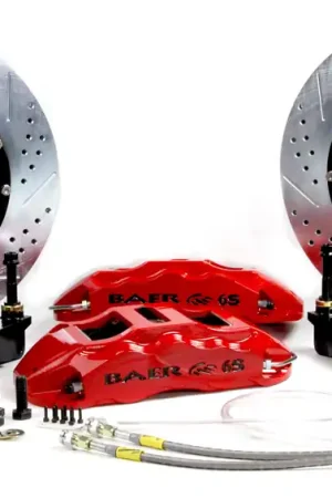 Sale Baer Brakes 4301391GB Baer Brakes 14" Extreme+ Front Brake Kit, Grabber Blue, SDZ, Std. Studs