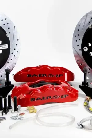 Worldwide Shipping Baer Brakes 4262148R Baer Brakes 13" Pro+ Rear Brake Kit, Red, SDZ