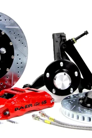 Trending Baer Brakes 4301369HO-1X Baer Brakes 14" Extreme+ Front Brake Kit, Hugger Orange, Slot, Std. Studs