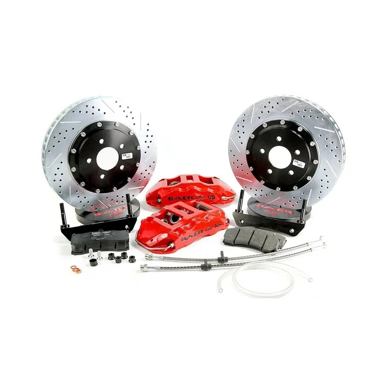 Certified Baer Brakes 4261008B-1 Baer Brakes 14" Extreme+ Front Brake Kit, Black, Slot