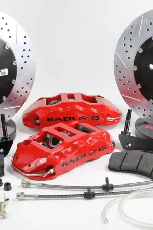Holiday Sale Baer Brakes 4302080FR Baer Brakes 14" Extreme+ Rear Brake Kit, Fire Red, SDZ