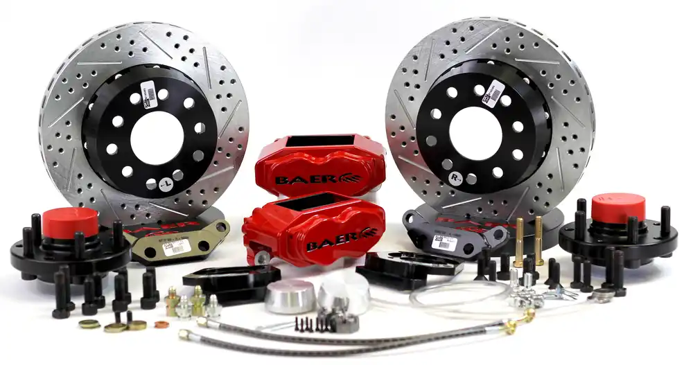 Baer Brakes 4261379B-1X Baer Brakes 11" SS4+ Front Brake Kit, Black, Slot, Std. Studs Seasonal Sale