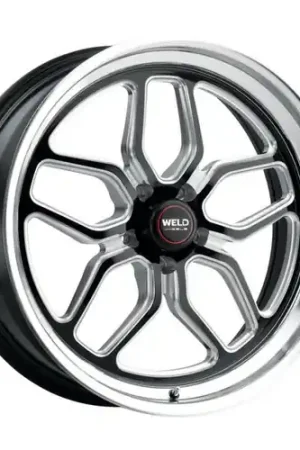 Genuine WELD Laguna Drag Z06 C6 C7 ZR1 Black Wheel 18x10 | 5x120.65 BC (5x4.75) | +30 Offset | 6.625 Backspacing - S15280063P30