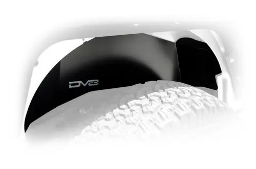 Fresh Stock DV8 Offroad 07-18 Jeep Wrangler JK Rear Aluminum Inner Fender - Black