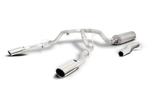 Clearance Gibson Cat-Back Dual Split Exhaust for 2021-2026 GMC Yukon and Chevrolet Tahoe 5.3L - 65682
