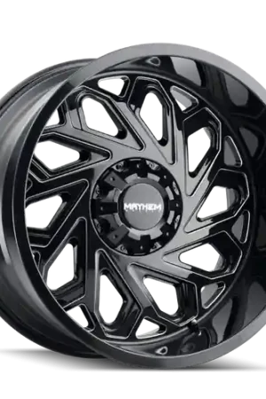 Mayhem 8112 Essex 20x9 / 6x135 BP / 18mm Offset / 106mm Hub Black w/ Milled Spokes Wheel Hot Picks