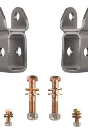 Authentic Synergy 2018-2025 Jeep Wrangler JL/JLU Front Lower Shock Extension Brackets - 8815-01