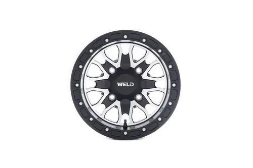 Weld Off-Road UTV RF Series Raptor U501 15x10 Raptor Beadlock 4x136 5BS Satin BLK MIL Wheel - U501B0042500 Top Pick