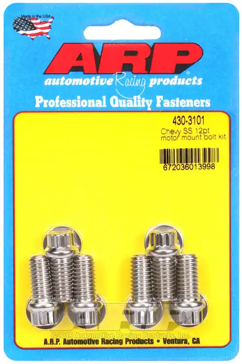 ARP Chevy SS 12pt Motor Mount Bolt Kit - High-Strength Engine Mounting Hardware Trusted Brand