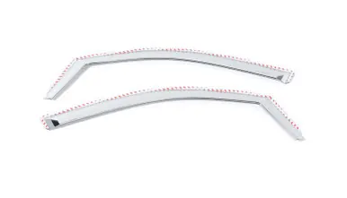 Certified Putco 15-20 Cadillac Escalade ESV (Front Only) Element Chrome Window Visors - 480036