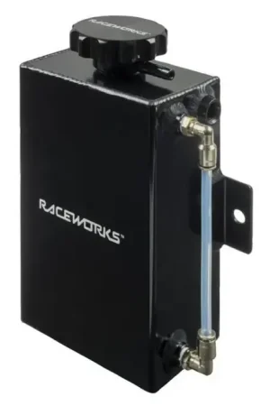 Raceworks Coolant Expansion Tank 1.8L with Cap - Black Buy Today