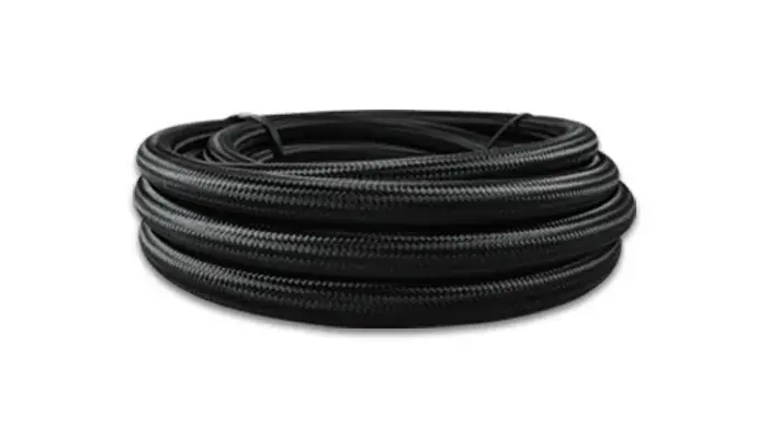 Vibrant Performance -10 AN Black Nylon Braided Flex Hose - 2 foot roll Don’t Miss Out