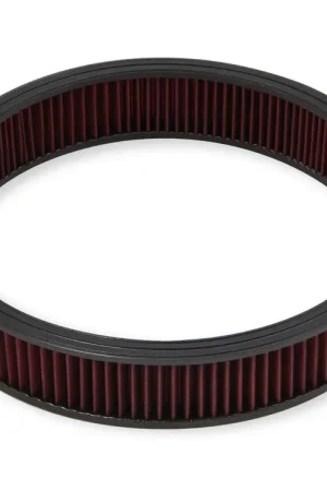 Holley 16" X 3" Red Washable Gauze Filter Replacement Filter Certified