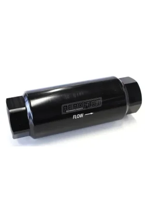 Aeroflow 60 Micron Pro Filter -12AN ORB - 2" x 5.5" - Black Buy Online