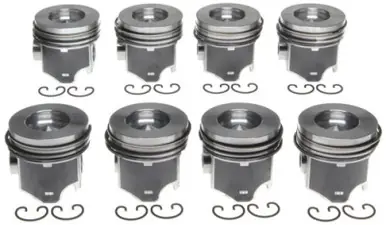 Mahle OE Ford Trk 445 7.3L Diesel Eng 1989-94 Piston Set (Set of 8) - 2242908 Latest