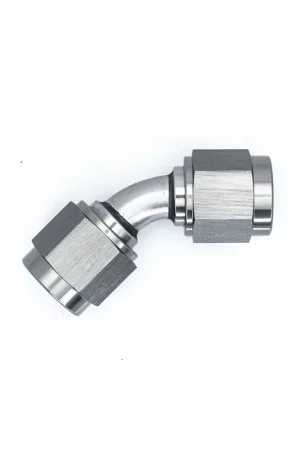 Deatschwerks Titanium 45 Deg 6AN to 6AN Female Flare Swivel Coupler Limited Offer