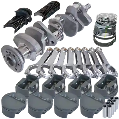 Trending Eagle Chevy 327 SJ 3.250in Crank 2.300in Mains 6.125in H-Beam 4.040in Pistons Rotating Assembly - 10913040