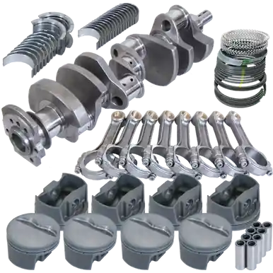 Trusted Brand Eagle Chevy 350 3.750in Crank 5.700in I-Beam Rods -5cc Flat Top 4.030in Pistons Rotating Assembly - 13056030
