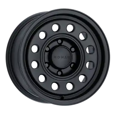 Nomad N501SB Convoy 16x8in / 6x139.7 BP / -10mm Offset / 106.1mm Bore - Satin Black Wheel - N501SB-68060-10 Authentic