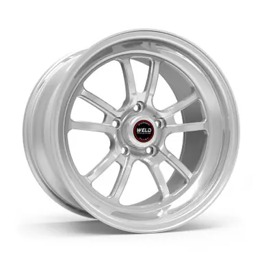 Authentic Weld S70 RT-S 18x8in / 5x120.65 BP / 4.7in. BS - Polished Center - Polished Shell Wheel - 70LP8080B47A
