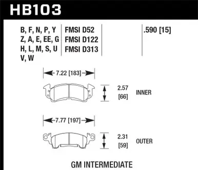 Hawk Performance Ceramic Street Brake Pads - HB103Z.590 Bargain
