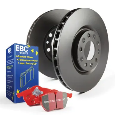 High Quality EBC S12 Kits Redstuff Pads and RK Rotors - S12KF1723