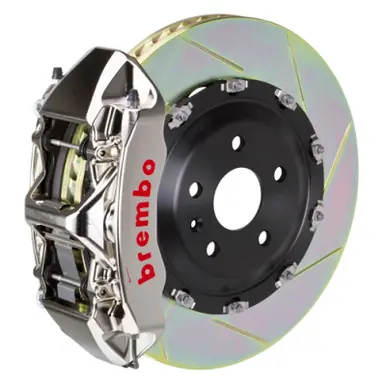 Brembo 18+ X3/19+ X4 Front GTR BBK 6 Piston Billet 380x34 2pc Rotor Slotted Type1 - Nickel - 1N2.9069AR Reduced Price