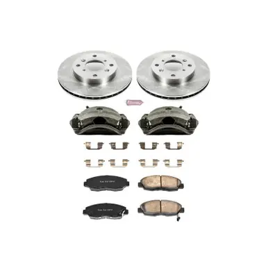 Deal Power Stop 98-99 Acura CL Front Autospecialty Brake Kit w/Calipers - KCOE1239